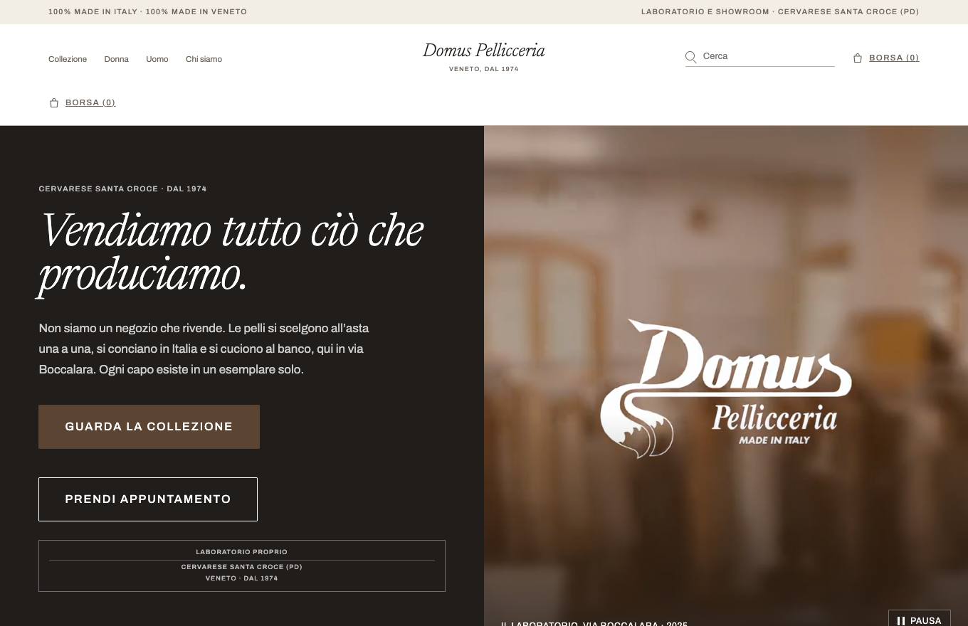 Domus: Anteprima del nuovo sito Domus Pellicceria