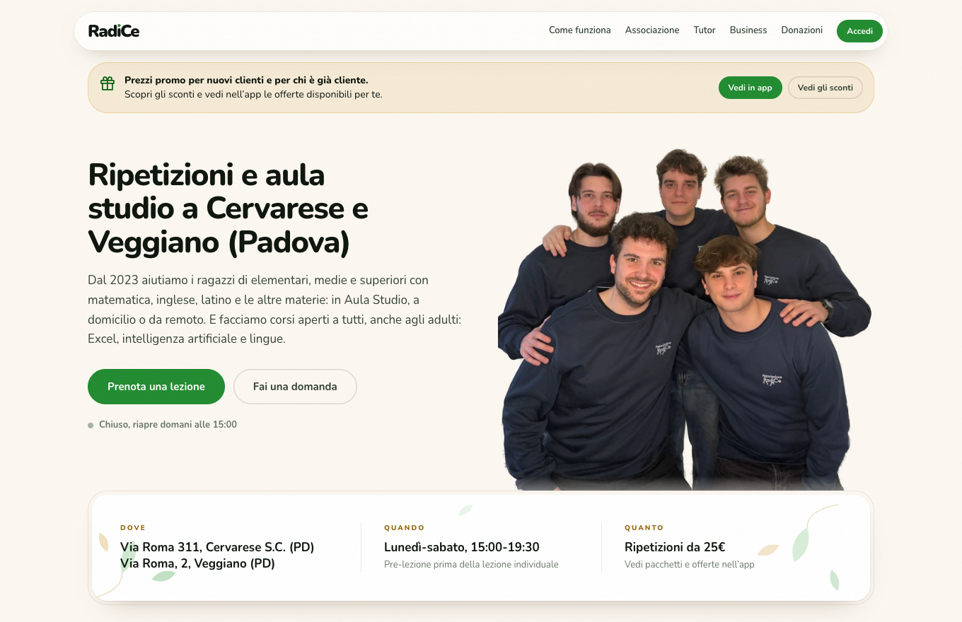 Anteprima pubblica di RadiCe